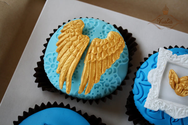 Keksiukai krikštynoms, keksiukai gimtadieniui, Mini cakes, cupcake children, cupcakes from Vualia