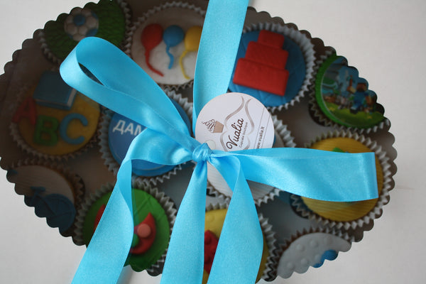 Mini cakes, cupcake children, cupcakes from Vualia, keksiukai vaikams