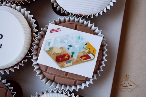 Keksiukai verslui, Keksiukai boso dienai, cupcakes for men, mini cakes, cupcakes from Vualia