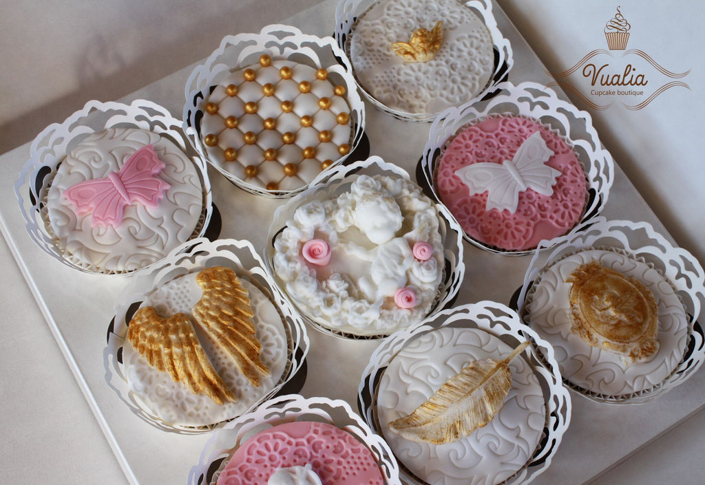 Cupcakes from Vualia. Keksiukai krikštynoms,  cupcakes children, cupcake gift