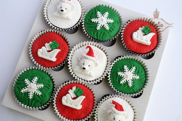 Kalėdiniai keksiukai verslui, cupcakes, Christmas cakes, Winter christmas, Verslo dovanos, Keksiukai su logotipais, keksiukai įmonėms, keksiukai verslui