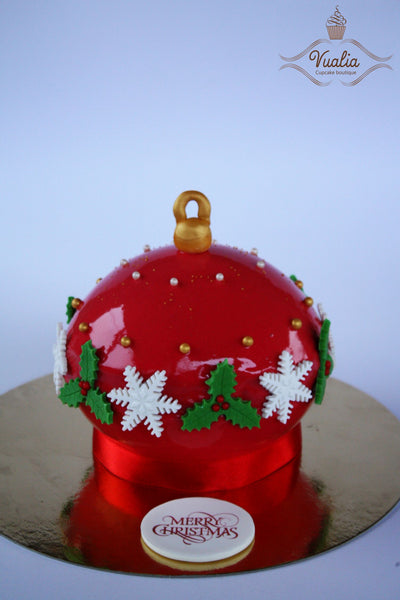 Kalėdinis tortas, Naujųjų Metų tortas, šeimos šventėms,Cake from Vualia