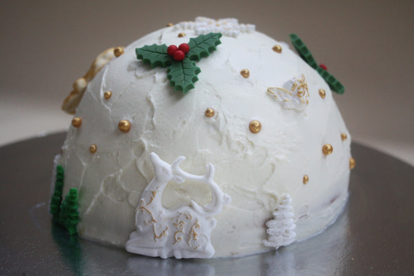 Kalėdinis tortas, Naujųjų Metų tortas, šeimos šventėms, Cake from Vualia