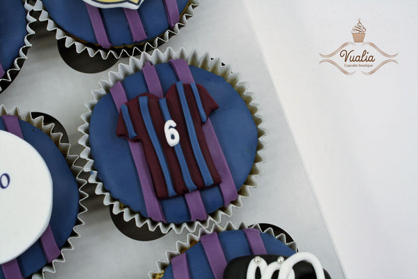 Keksiukai gimtadieniui, dovana vyrui gimtadienio, keksiukai vyrams, football saldzios dovaneles vyrams, cupcakes from Vualia