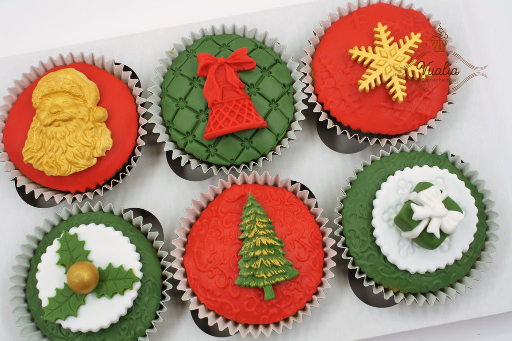 Cupcakes from Vualia, Kalėdiniai keksiukai verslui, cupcakes, Christmas cakes, Winter christmas, mini cakes 