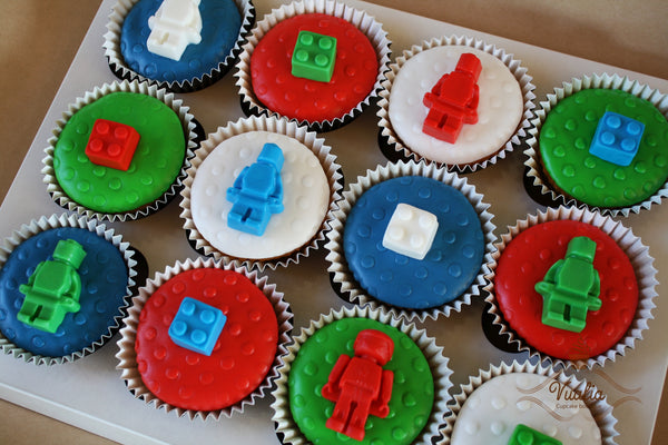 Lego keksiukai, dovanos vaikams, mini cakes, cupcakes from Vualia