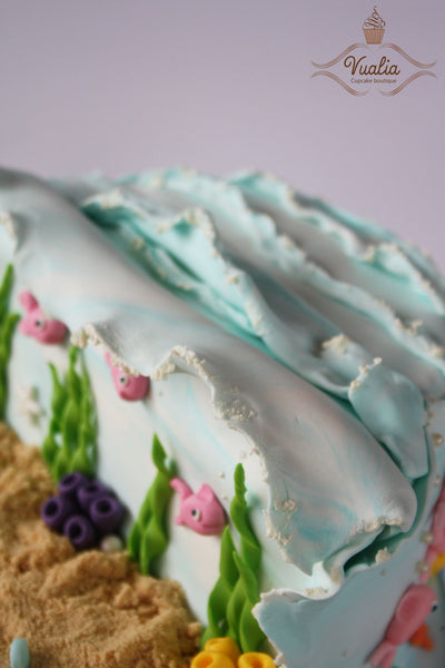 Moana sea cake, cake from Vualia, Moanos tortas, cake from Vualia, gimtadienio tortas mergaitėms, vaikiški tortai, tortai vaikų