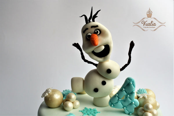 Gimtadienio tortas Olaf ir Ana, vaikiški tortai, tortai vaikų,  dovana šventės proga 