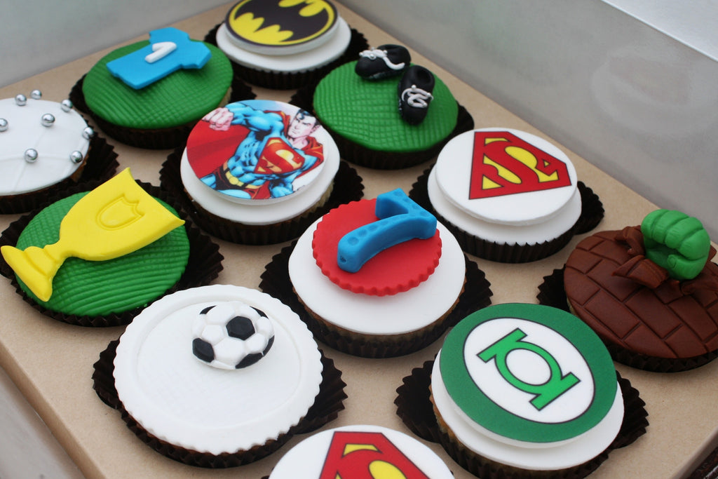 Futbolo keksiukai, dovanos berniukui ir vyrams "Su gimtadieniu 7", cupcakes sports for boy, mini cakes, cupcakes from Vualia