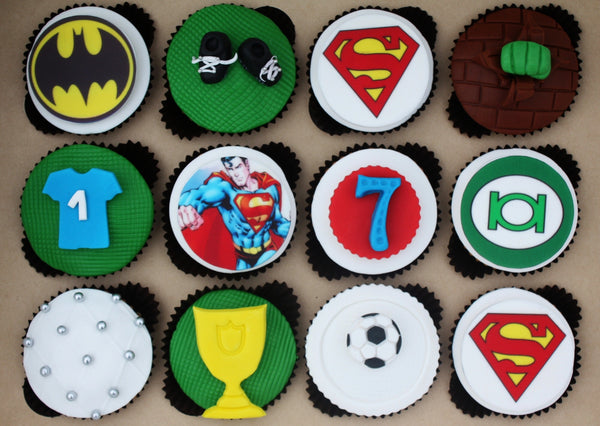 Futbolo keksiukai, dovanos berniukui ir vyrams "Su gimtadieniu 7", cupcakes sports for boy, mini cakes, cupcakes from Vualia