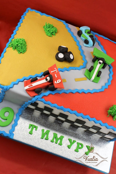 gimtadienio tortas World Rally, vaikiški tortai, tortai vaikų,  dovana šventės proga 